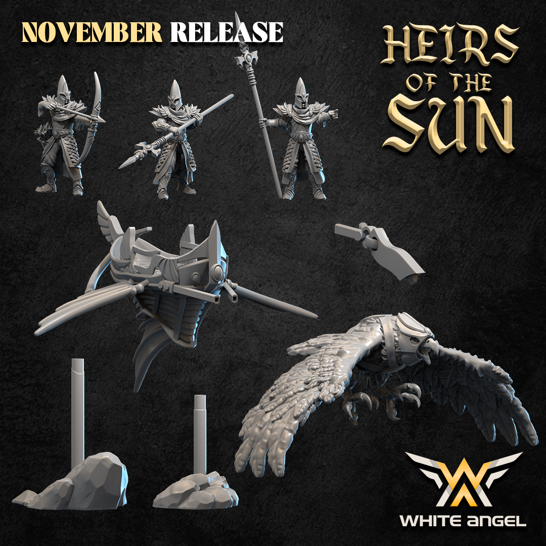 Sky Guardian of Light | Heirs of the Sun | White Angel Miniatures