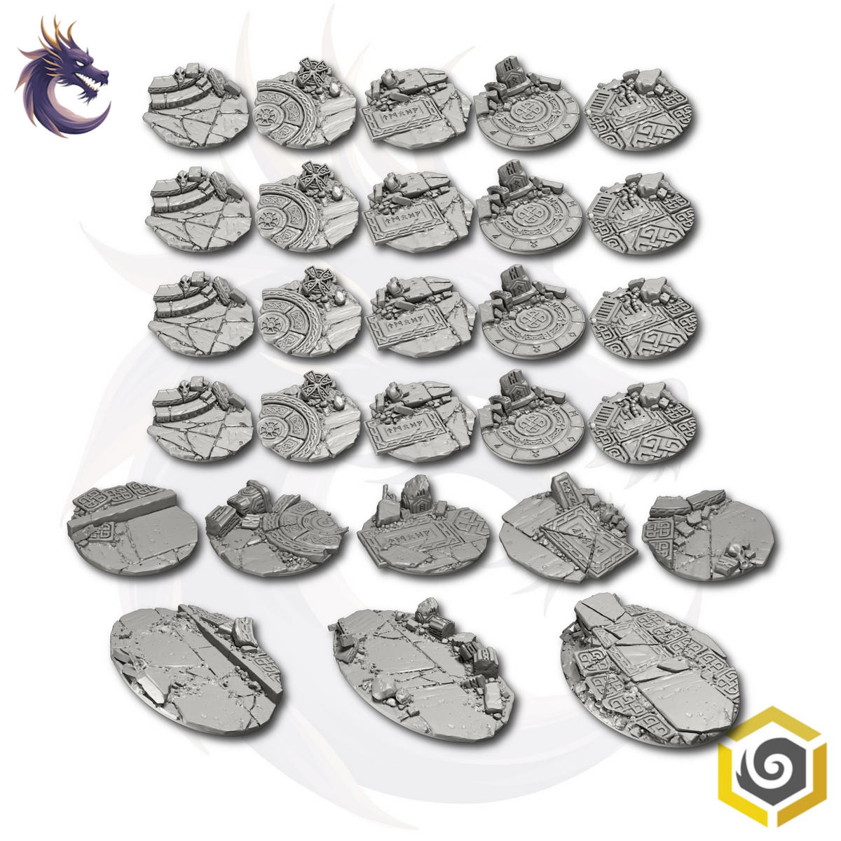 Primal Hounds Army Base Topper Set