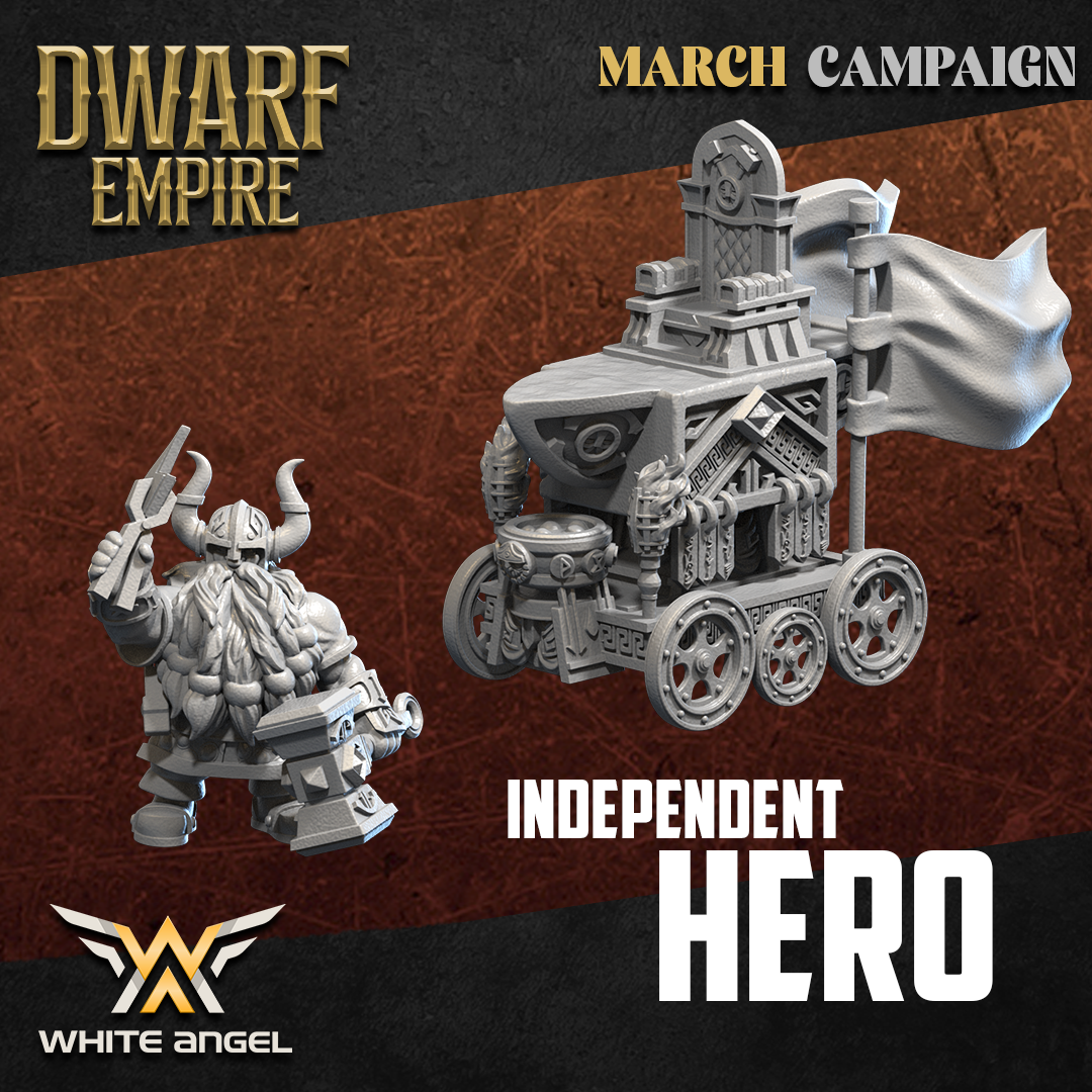 Dwarf Anvil Chariot | Dwarf Empire | White Angel Miniatures