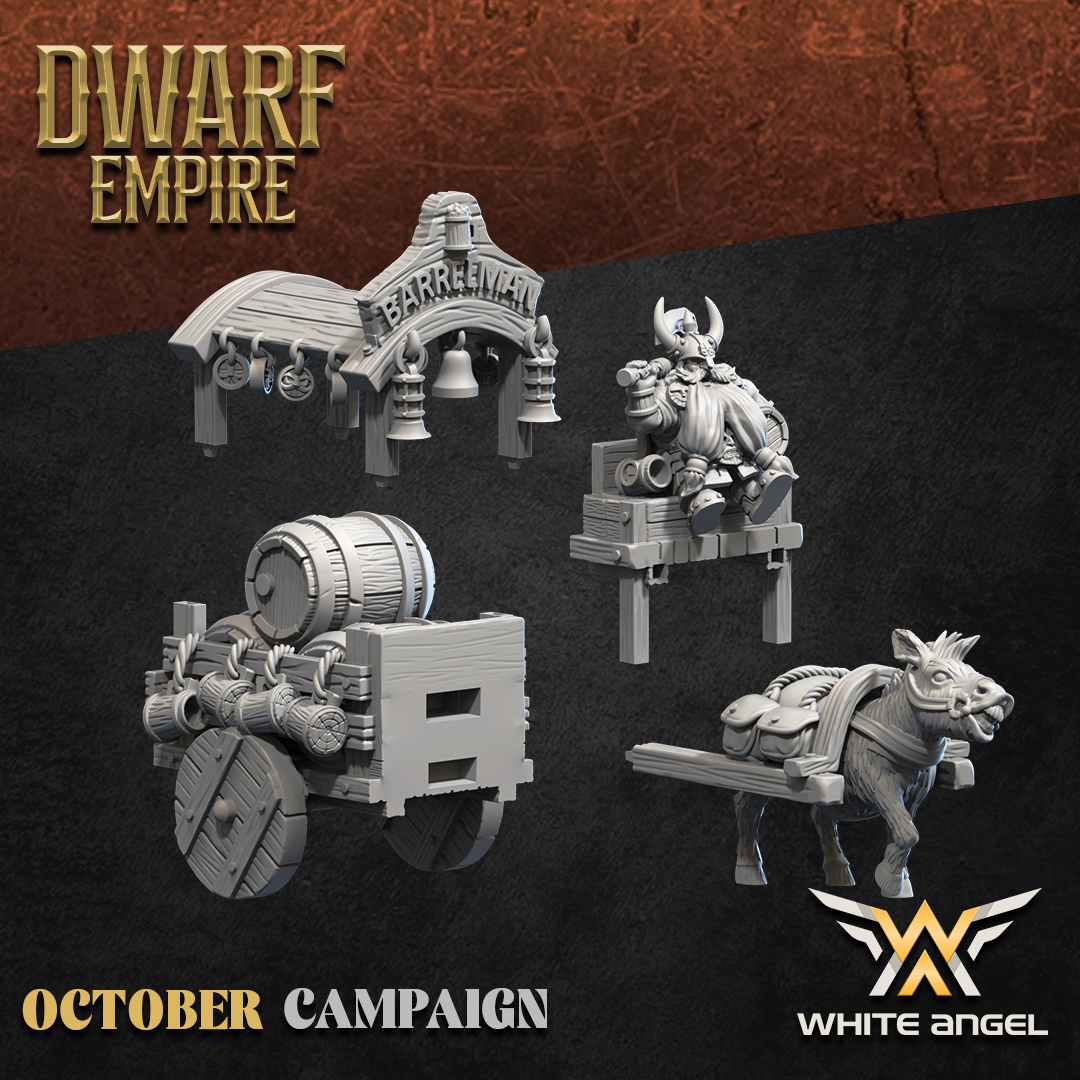 Barrelman Cart | Dwarf Empire