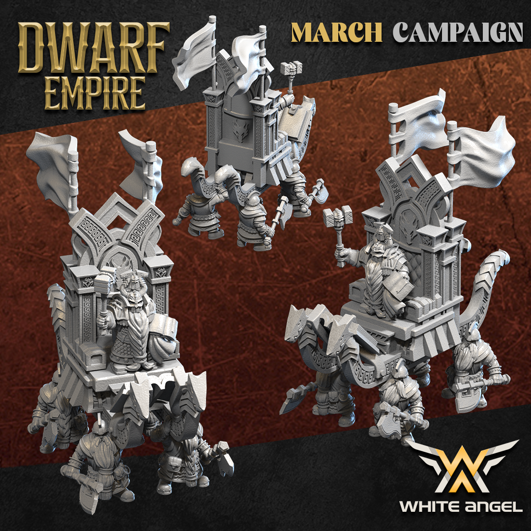 Dwarf Emperor | Dwarf Empire | White Angel Miniatures