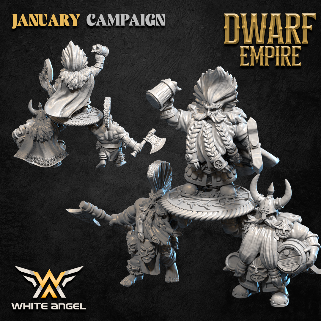 Dwarf Party | Dwarf Empire | White Angel Miniatures