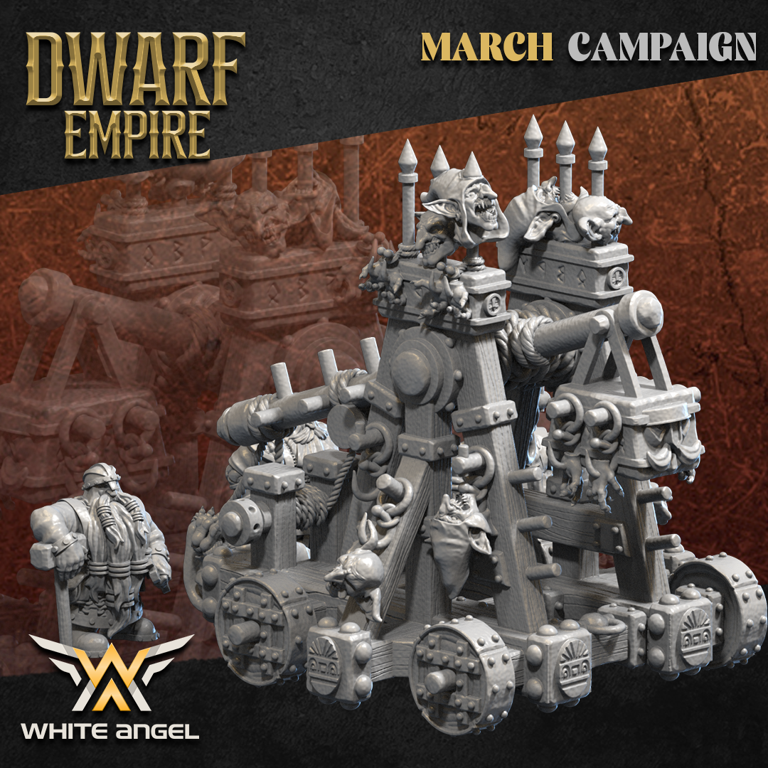 Goblin Fun Catapult | Dwarf Empire | White Angel Miniatures