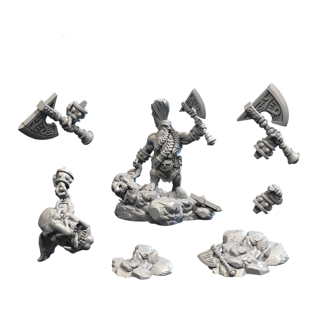 Troll Killer | Dwarf Empire | White Angel Miniatures