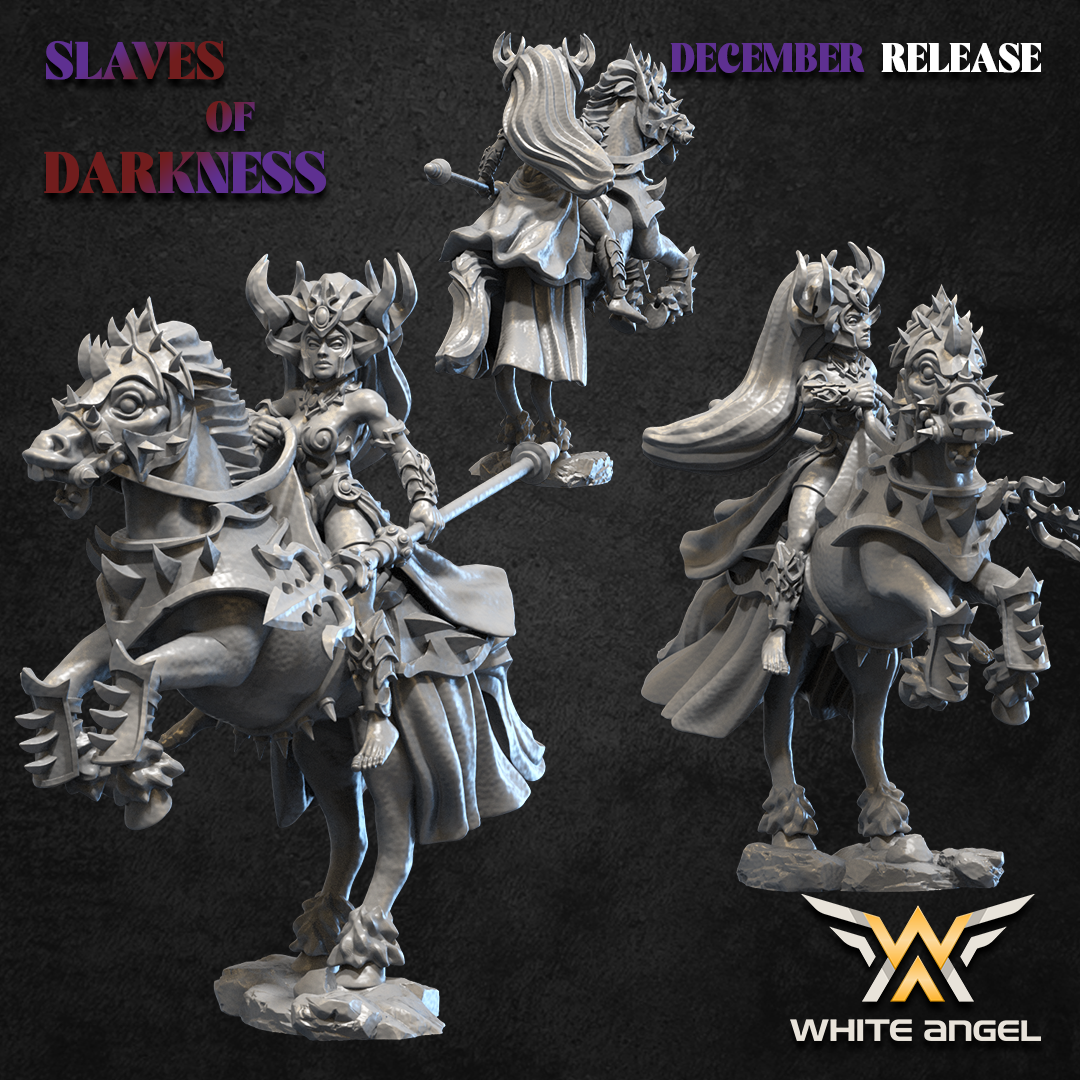 Dark Mother Rider | Slaves of Darkness | White Angel Miniatures