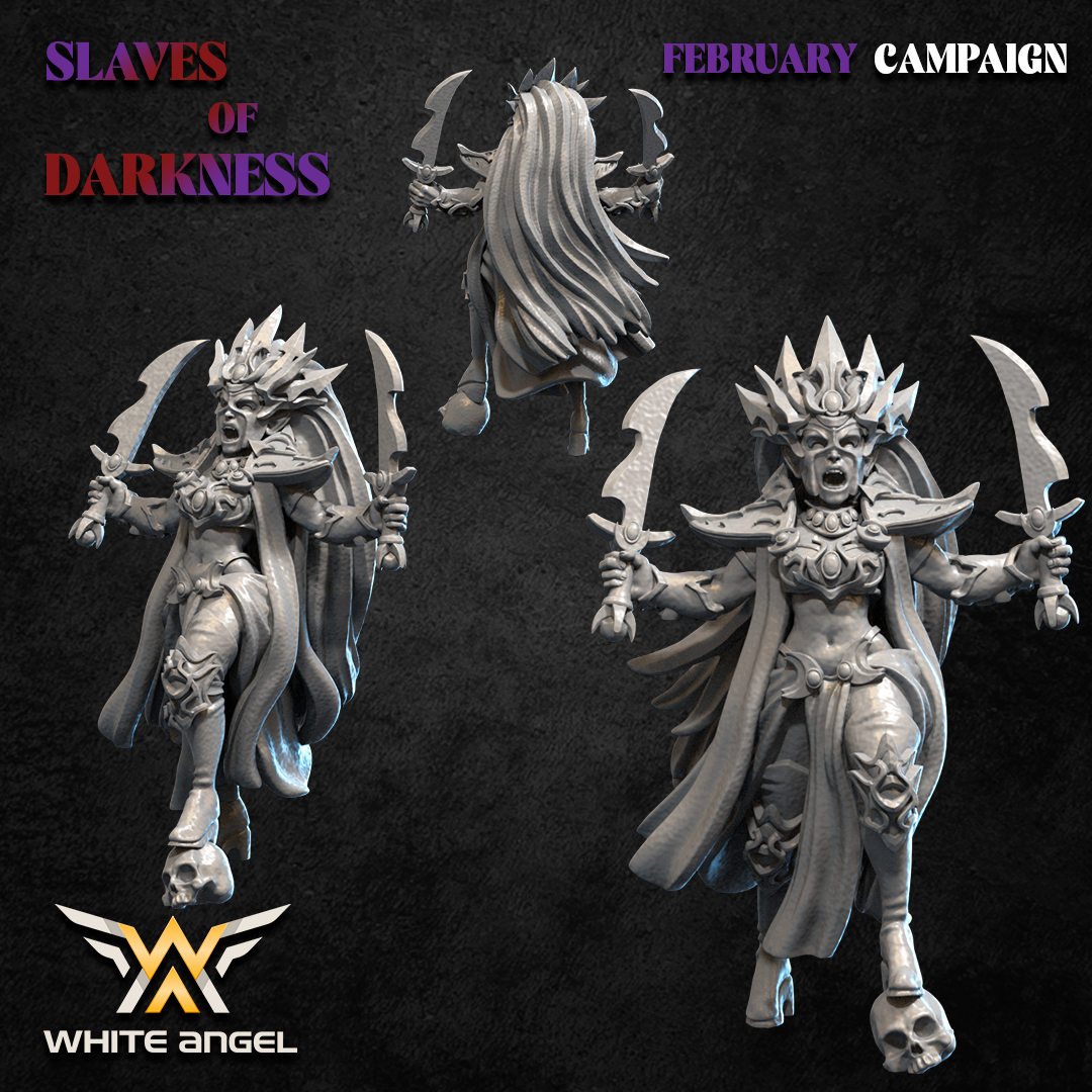 Dark Sorceress | Slaves of Darkness | White Angel Miniatures