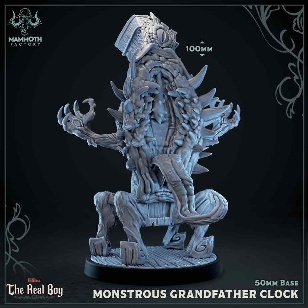 Monstrous Grandfather Clock - The Real Boy