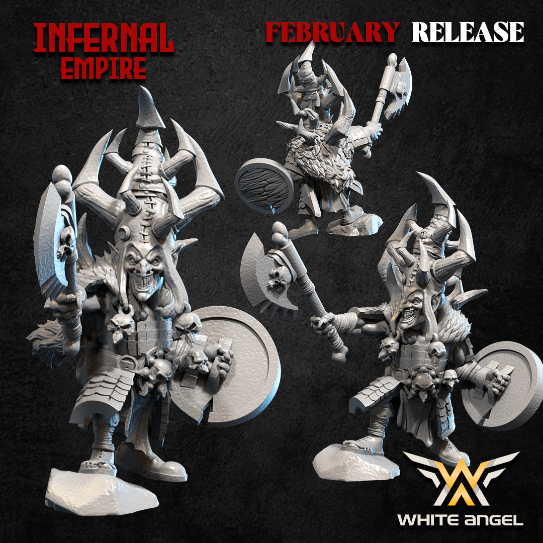 Goblin Commander | Infernal Empire | White Angel Miniatures