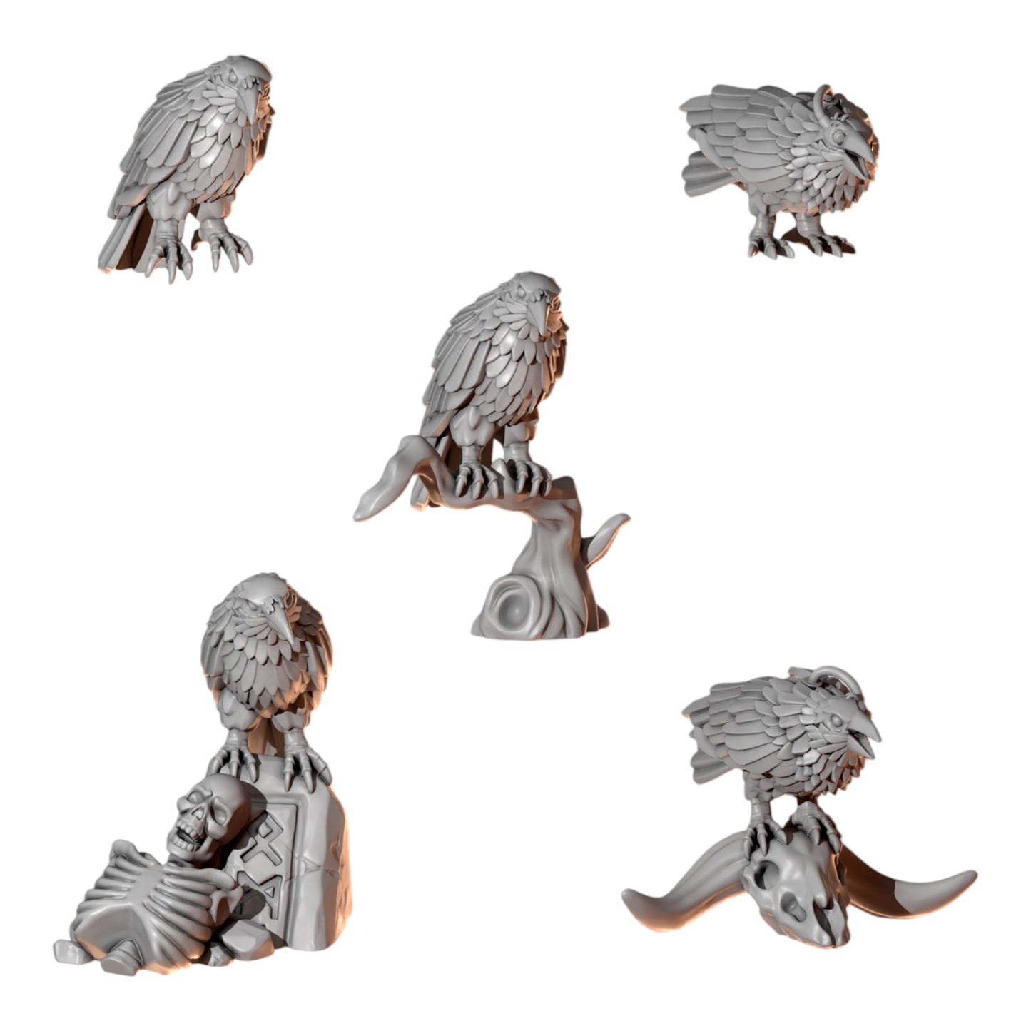 Primal Hounds Crow Decorations