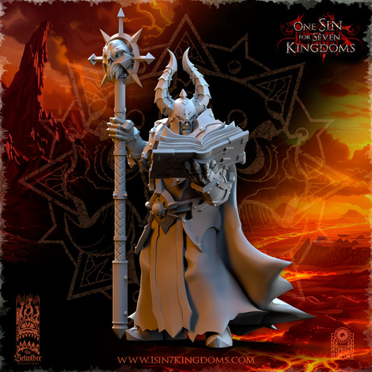 Demonaz, Ascended Sorcerer | Realms of Mayhem | The Beholder Miniatures