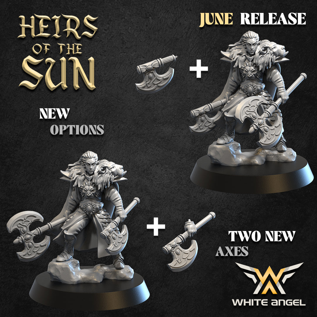 Lion Commander | Heirs of the Sun | White Angel Miniatures