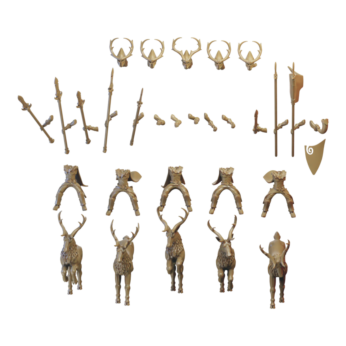 Male Deer Cavalry | Wood Elves