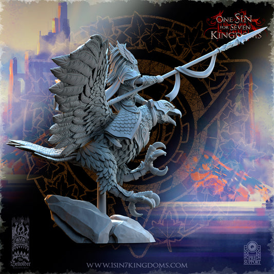 Glorinder on King Eagle | Silvermoor Elves