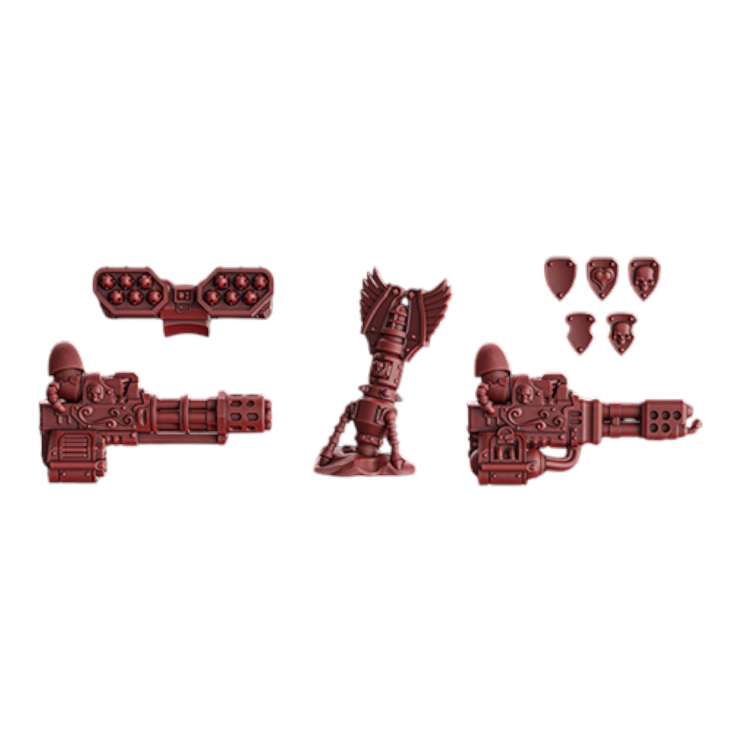 Crimson Wings Heavy Weapons