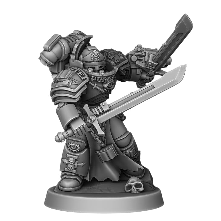 Silver Wardens - Force Soldiers - DMG Minis - Tabletop Wargaming Miniature Sci-Fi/Daemon/Proxy