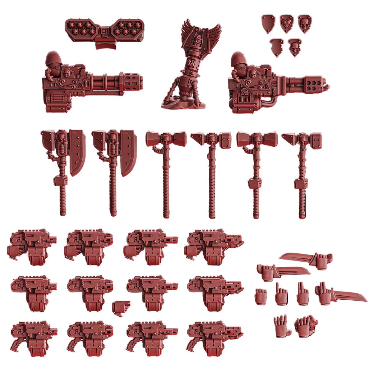 Destroyer Squad • Crimson Wings • DakkaDakka.store • Tabletop Wargaming Miniature Grim-Dark Sci-Fi Proxy