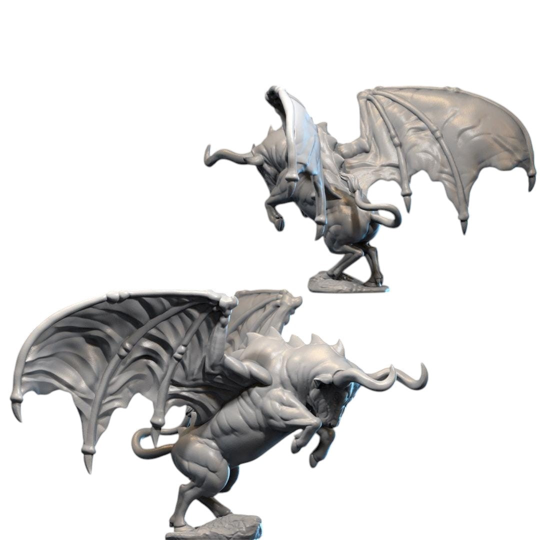 Infernal Bull | Infernal Empire | by White Angel Miniatures | Fantasy | Dungeons and Dragons | Tabletop Games | Wargaming | Resin Miniature