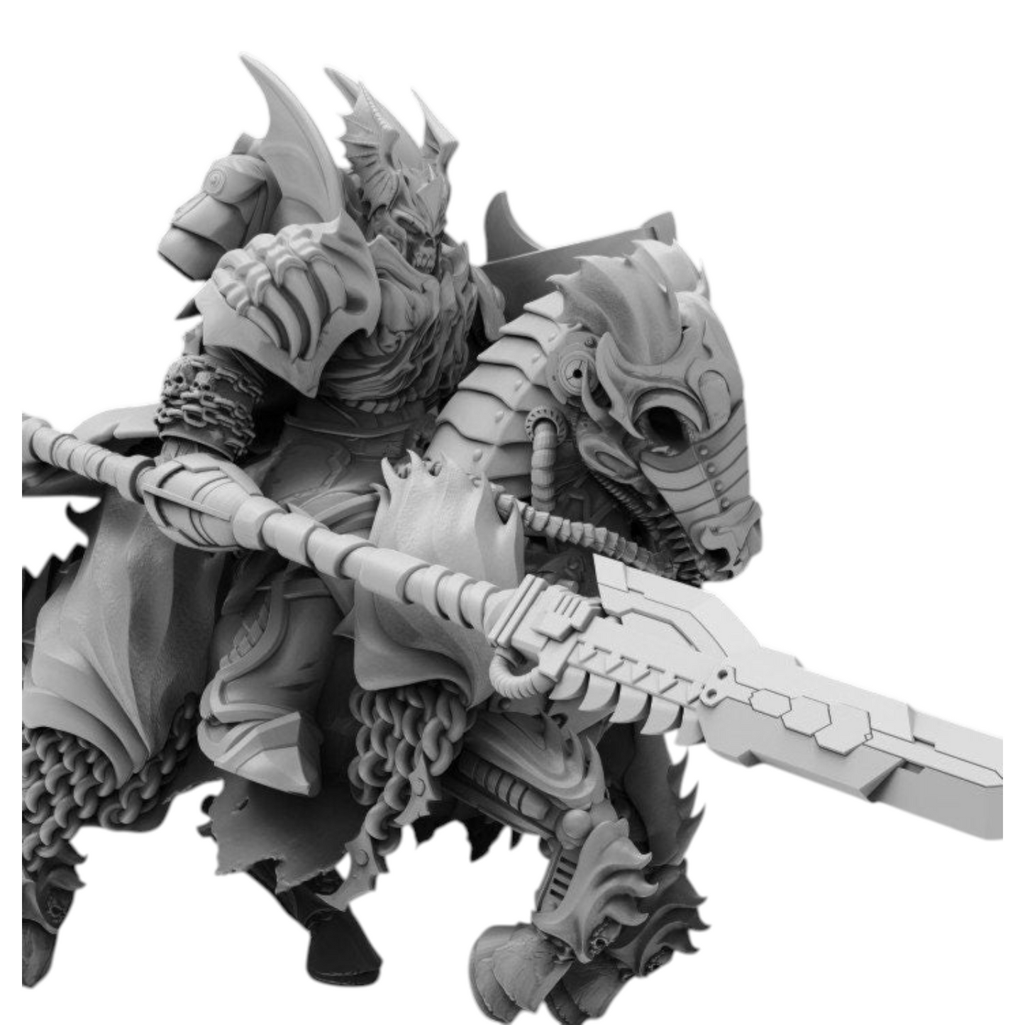 Nekramoroi Cavalry - Vampire Knights - Atlan Forge - Tabletop Wargaming Miniature Sci-Fi/Chaos/Daemon/Proxy