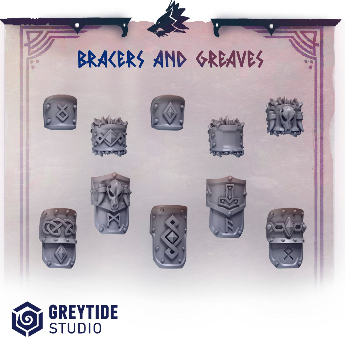 Primal Hounds Bracers and Greaves