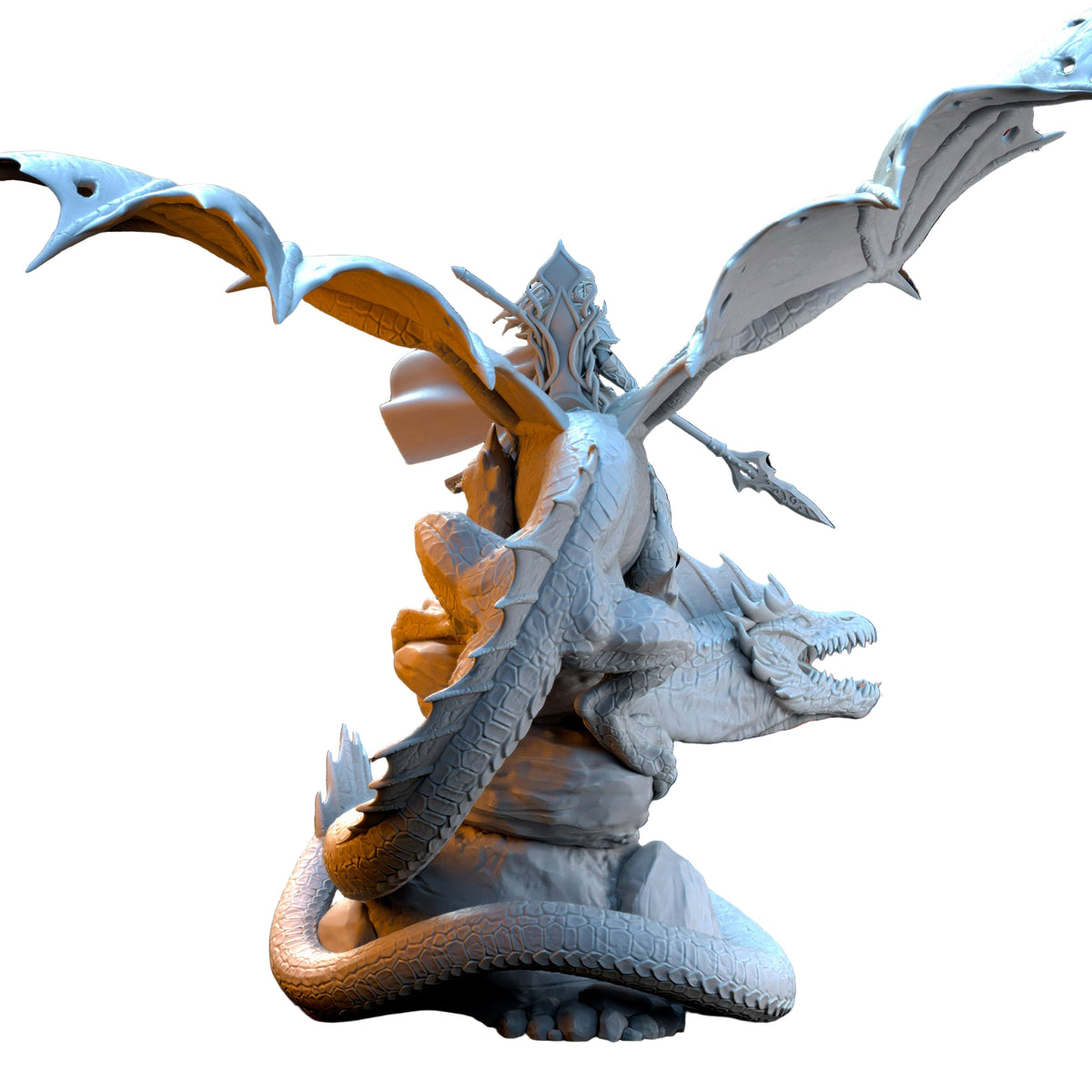 Princess Ynariel on Dragon | Silvermoor Elves