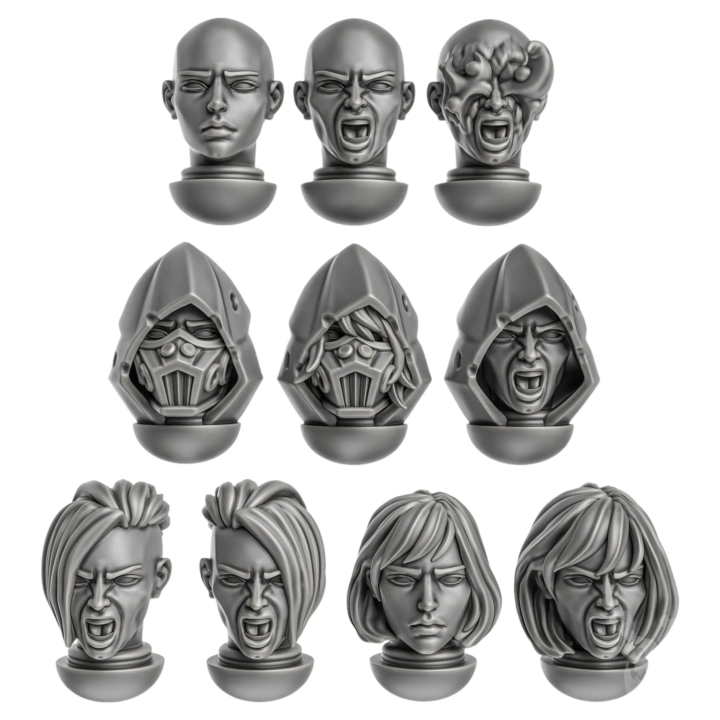 Unholy Space Coven Female Heads