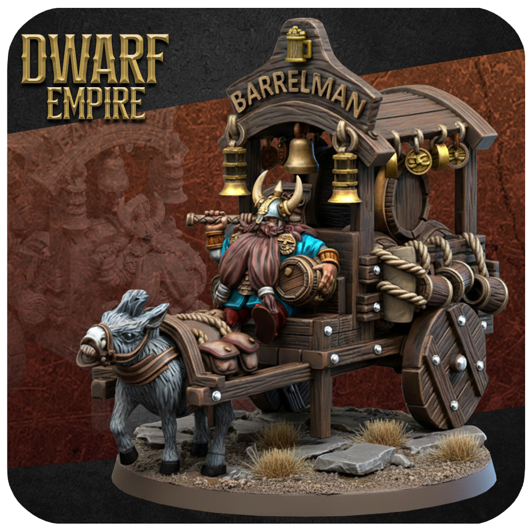 Barrelman Cart | Dwarf Empire