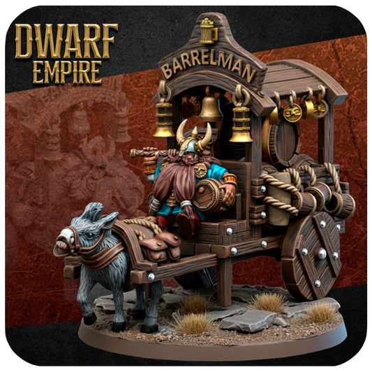Barrelman Cart | Dwarf Empire