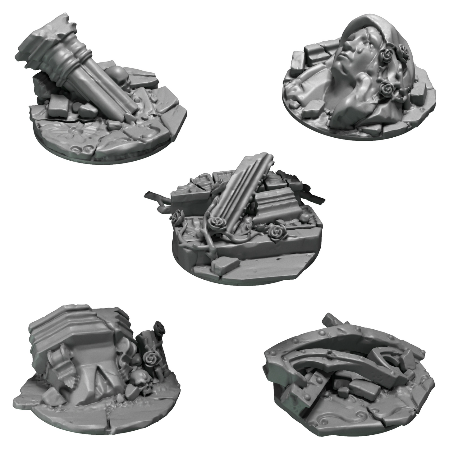 Gothic Style 32mm Base Toppers