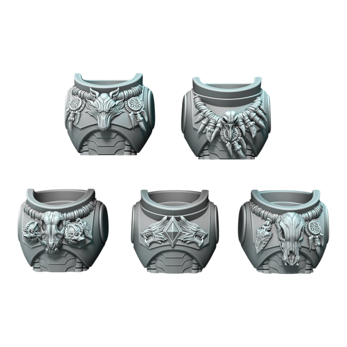 Wolf Rider Miniatures Wolf Riders - Customizable Miniatures with Various Weapons - CT ...