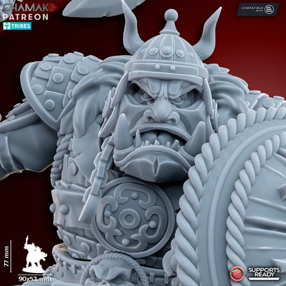 Black Orc Warlord on Warg |  Ghamak