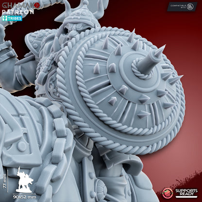 Black Orc Warlord on Warg |  Ghamak