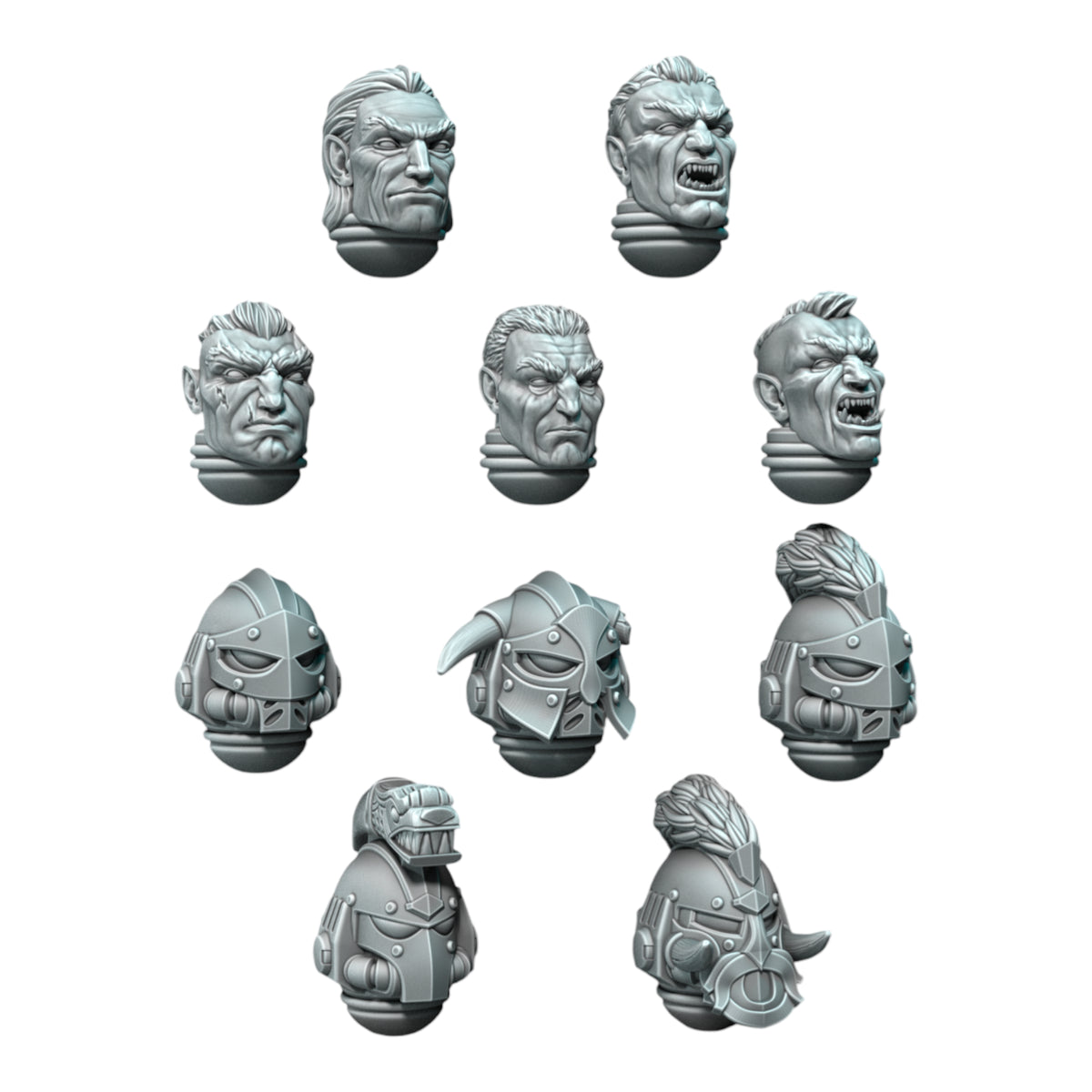 Wolf Rider Miniatures Wolf Riders - Customizable Miniatures with Various Weapons - CT ...