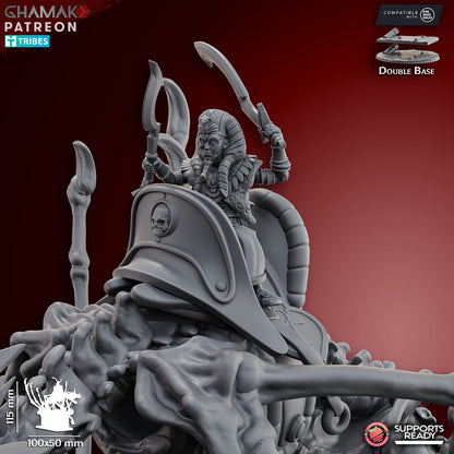 God-king on dragon | Ghamak