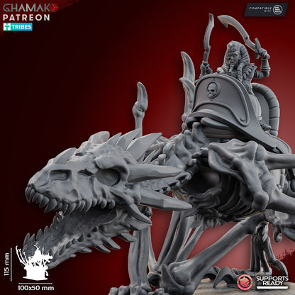 God-king on dragon | Ghamak