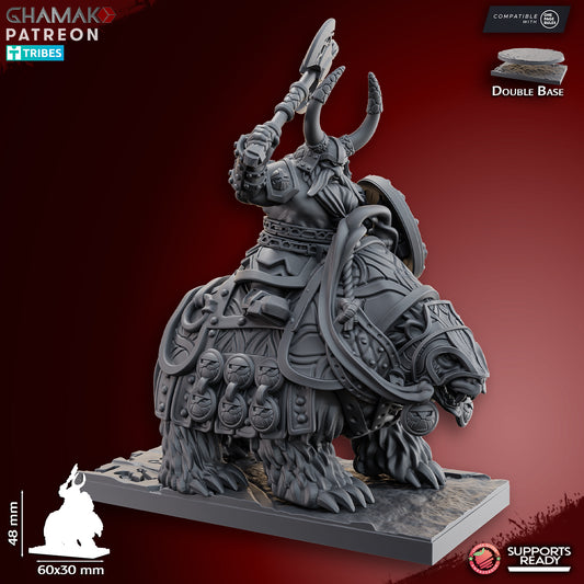Dwarf Lord on Bear | Ghamak