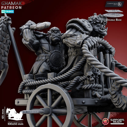 Orcs on wild boars chariot | Ghamak