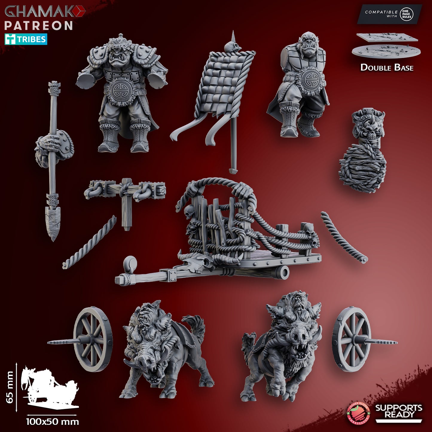 Orcs on wild boars chariot | Ghamak