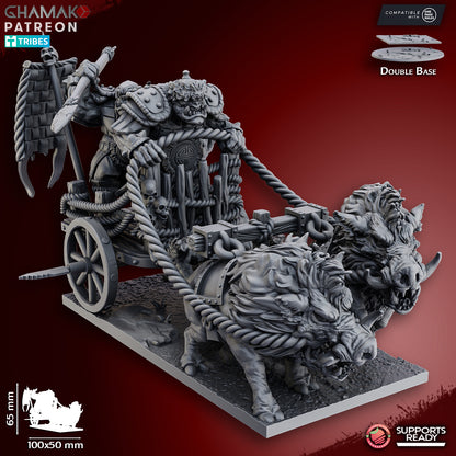 Orcs on wild boars chariot | Ghamak