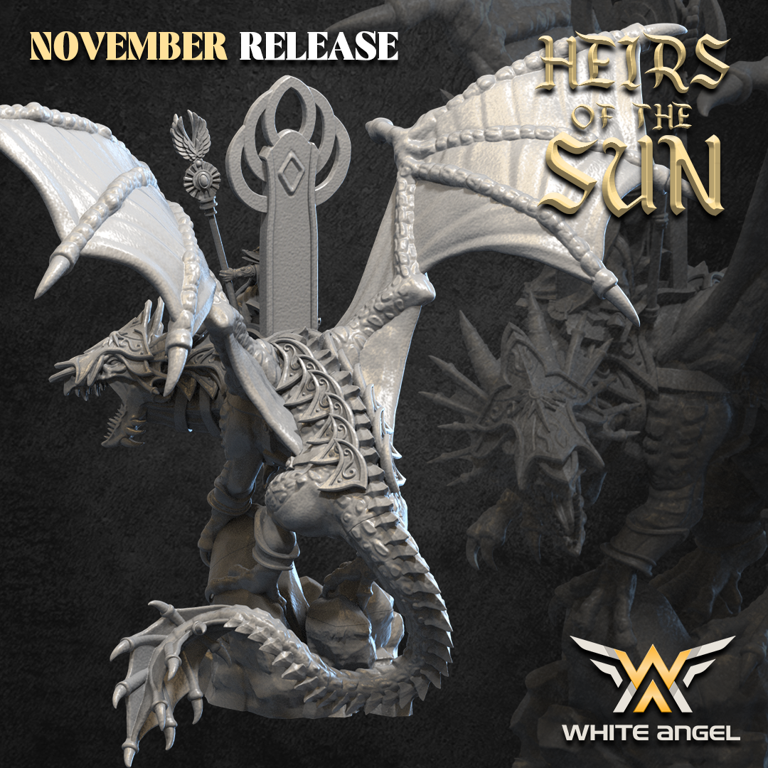 High Dragon Archmage | Heirs of the Sun | White Angel Miniatures