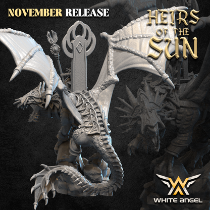 High Dragon Archmage | Heirs of the Sun | White Angel Miniatures