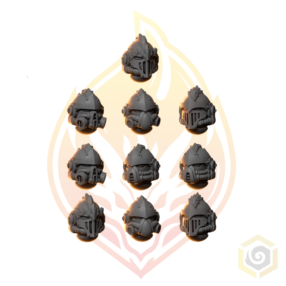 Anvil Wardens Heads Set 2