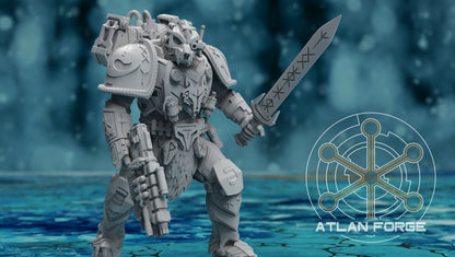 Asgardian Ravagers - Atlan Forge - Tabletop Wargaming Miniature Sci-Fi Proxy Modular