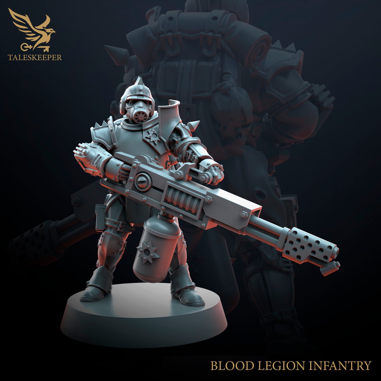 Blood Legion Infantry V2 - Proxies / Cultists - by TalesKeeper - Tabletop Wargaming Miniature Sci-Fi Fantasy Proxy