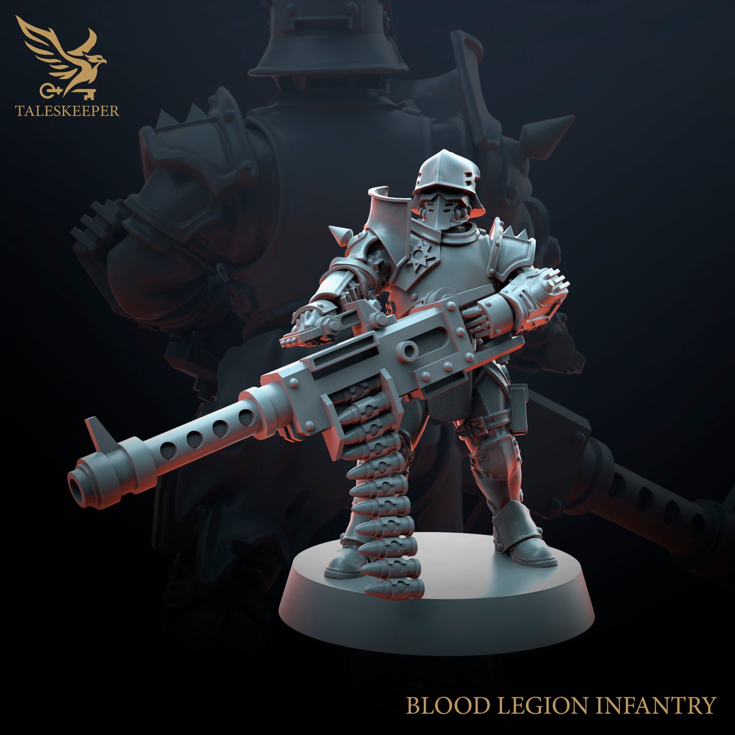 Blood Legion Infantry V2 - Proxies / Cultists - by TalesKeeper - Tabletop Wargaming Miniature Sci-Fi Fantasy Proxy