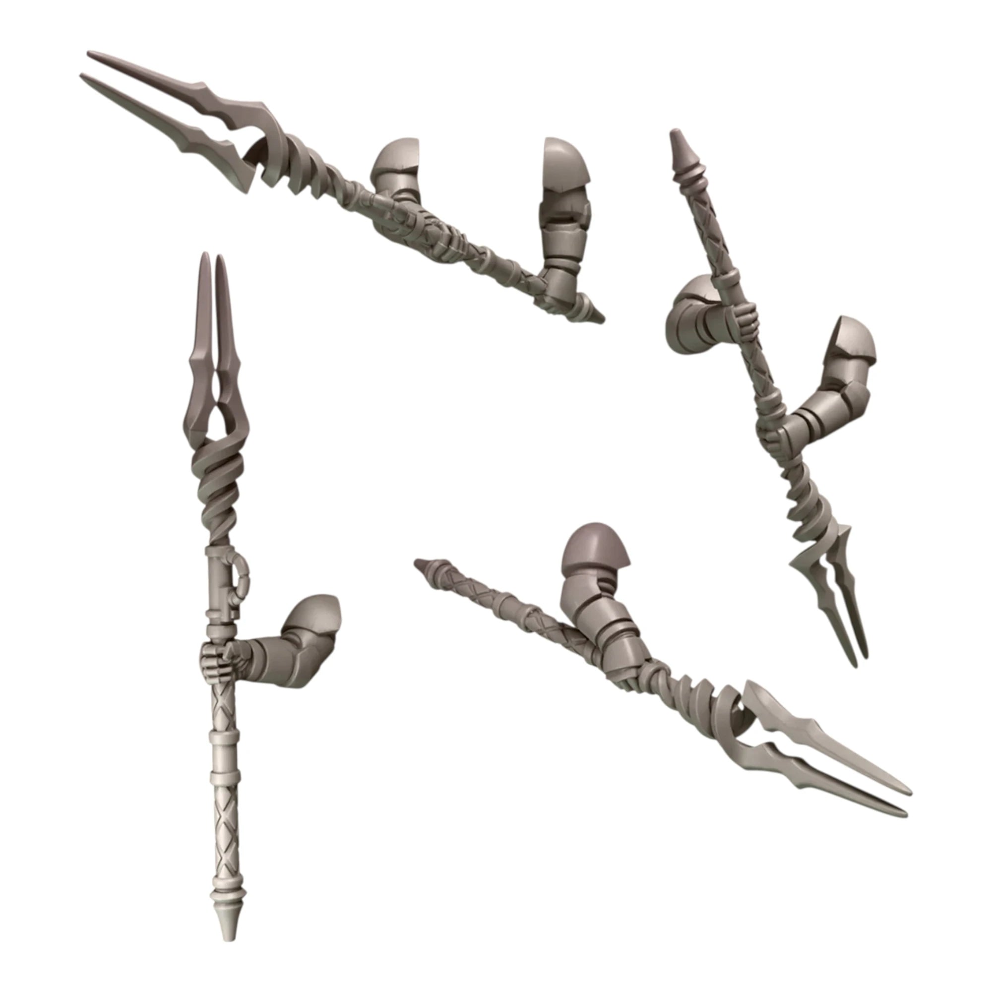 Crimson Lords: Bifurcated Spear Arms (Set of 4) - Melee Proxy Bits - CT ...