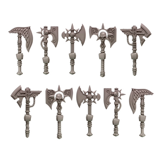 Crimson Lords Axes