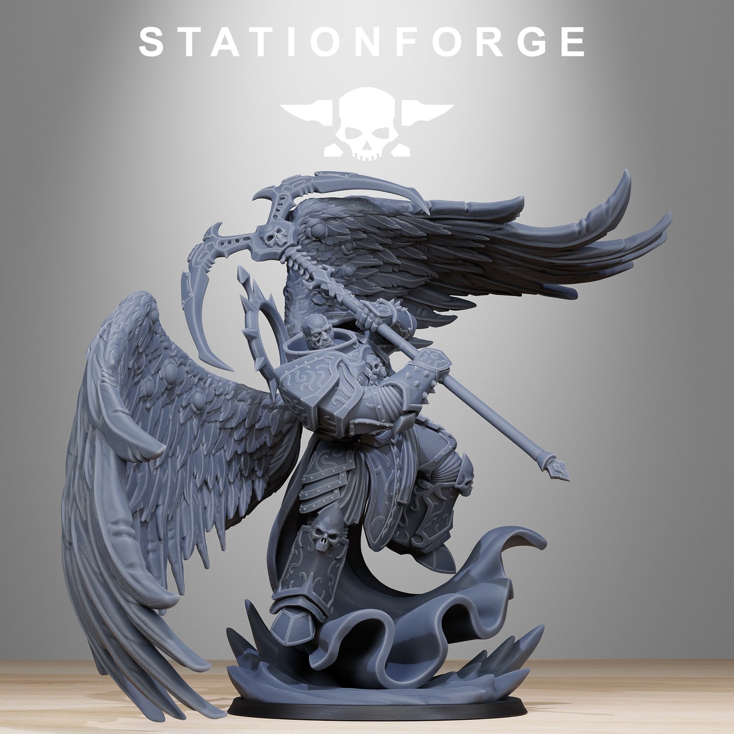 Corrupted Archon Angel (Pose 1) | Stationforge | Tabletop Wargaming Miniature Grim Dark Sci-Fi Proxy