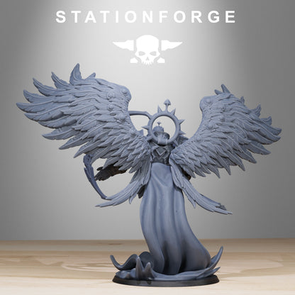 Corrupted Archon Angel (Pose 2) | Stationforge | Tabletop Wargaming Miniature Grim Dark Sci-Fi Proxy