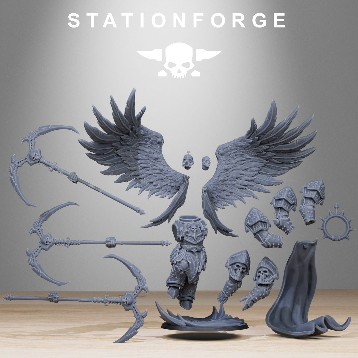 Corrupted Archon Angel (Pose 2) | Stationforge | Tabletop Wargaming Miniature Grim Dark Sci-Fi Proxy