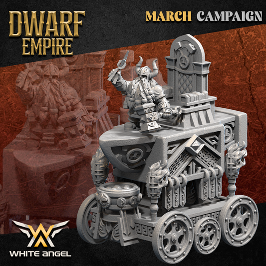 Dwarf Anvil Chariot | Dwarf Empire | White Angel Miniatures
